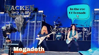 Megadeth  Tornado of Souls  Featuring Marty Friedman  Wacken 2023 [upl. by Hwu]