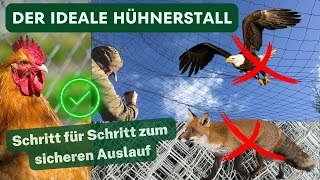 Wir bauen Schritt für Schritt den ultimativen TraumHühnerstall Sicherer Auslauf glückliche Hühner [upl. by Akimahc]