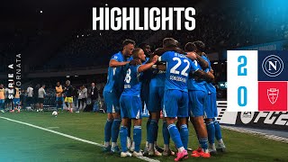 Highlights  Napoli  Monza 20  Serie A  6ª giornata [upl. by Pears]