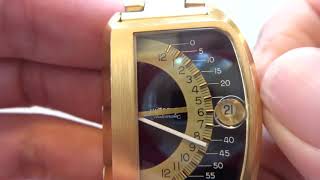 Vintage Wittnauer Futurama Sector 1000 retrograde watch [upl. by Ube]