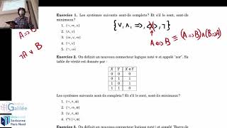 L1  Logique  TD 4 du 02042021 Gr 4 [upl. by Arline]