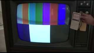 1970 Sylvania CF521 Color Console Television New Old Stock [upl. by Soalokin]