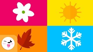 The four seasons of the year for kids  Which are the seasons  Spring Summer Autumn and Winter [upl. by Nahtan687]