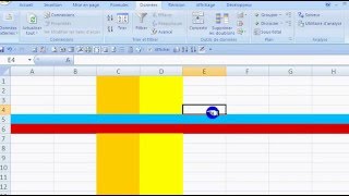 Excel comment sélectionner et colorer des lignes et des colonnes dune feuille [upl. by Darya437]