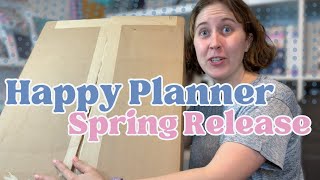 Happy Planner Spring Release 2024 Unboxing Planners Stickers and Accessories [upl. by Cinnamon268]