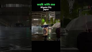 Walk With Me in Niigata City  Japan Walking Tour [upl. by Ynohta]