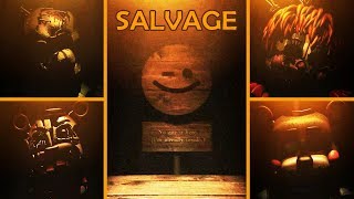 FNAF 6  All Salvage Minigames No Damage [upl. by Shurlock]