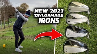 2023 NEW TAYLORMADE IRONS REVIEW  Im Shocked  P770 P7MC P7MB [upl. by Eliath558]