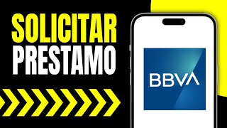 Como Solicitar un Prestamo en BBVA Bancomer Paso a Paso [upl. by Zehc216]