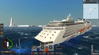 Ship simulator extreme Cruise ship sinks [upl. by Dewie]