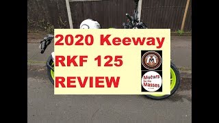 REVIEW 2020 Keeway RKF 125 NEW Version [upl. by Colbye463]