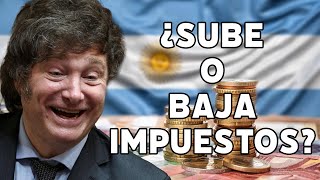 Análisis de la Ley Ómnibus de Javier Milei reforma fiscal [upl. by Ramyar]