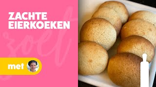 THUIS VS BAKKERIJ HOE MAAK JE ZACHTE EIERKOEKEN  Bakflix 13 [upl. by Risley]