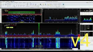 No Comment RTL SDR blog v3  v4 simultaneous recording HF  VHF on the same antenna [upl. by Notgnimer]