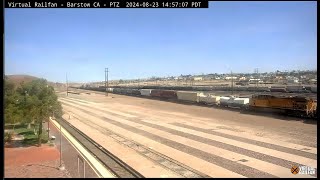 Barstow California USA  Virtual Railfan LIVE [upl. by Gertrude]