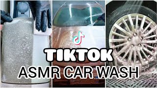 ASMR 🚿 Dirty Car Cleaning Detailing • Oddly Satisfying ♡ TIKTOK Compilation [upl. by Ob]