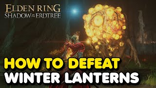 How To Defeat The Winter Lantern Enemies in Abyssal Woods Elden Ring DLC [upl. by Lenej]