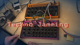 Behringer Edge amp Crave  Improvised Techno Jam [upl. by Lapides]