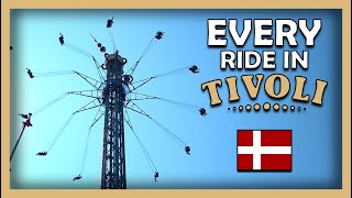 EVERY Ride In Copenhagens TIVOLI GARDENS  2019 [upl. by Nya]