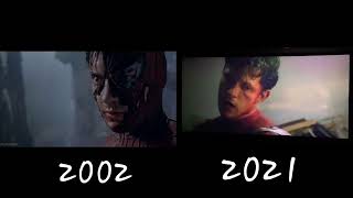 Spiderman Vs Green Goblin 2002 and 2021 side by side [upl. by Hirsh]