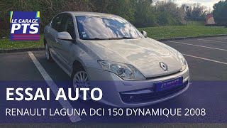 TEST  RENAULT LAGUNA DCI 150 DYNAMIQUE 2008  FRANCE [upl. by Quinta]