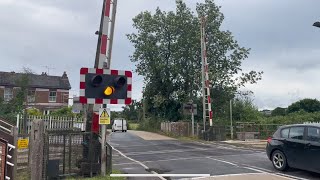 Crediton level crossing Devon [upl. by Lyons]