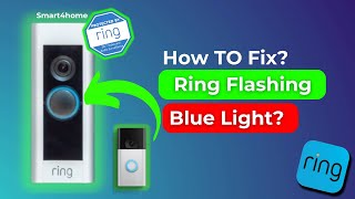 Ring Doorbell flashing Blue Light  How to fix  Why is my ring doorbell flashing blue light [upl. by Elisabeth763]