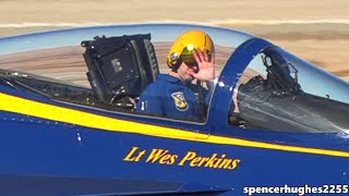 2024 Blue Angels El Centro Winter Training Arrival [upl. by Gianna]