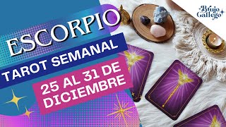 Escorpio Semanal 25 a 31 de Diciembre ♏ FELIZ NAVIDAD ❗️ 🔮Brujo Gallego🔮 [upl. by Akkahs]