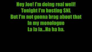 Taylor Swift on SNL Monologue LaLaLa sing  along [upl. by Martres]