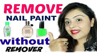 TOP 3 WAYS to remove nail polish without remover Tanutalks [upl. by Uttasta681]