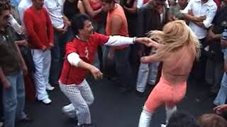 bailes callejeros en los mercados de la Merced [upl. by Yboj]