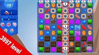 Candy crush Saga super hard level 3997clear only 1 charry [upl. by Euqinahs]