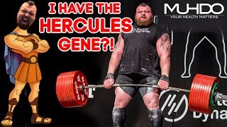 IVE GOT THE HERCULES GENE  Myostatin deficiency  Eddie Hall [upl. by Gnel]