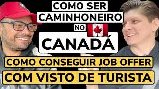 CONSEGUIR JOB OFFER COMO TURISTA NO CANADÁ  Zarillo Neto [upl. by Ramyar]