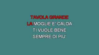 Raoul Casadei Tavola grande karaoke karaoke [upl. by Eisteb]