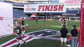 Harvard Pilgrim Finish at the Fifty 5k Gillette Stadium 942021 [upl. by Henrion]