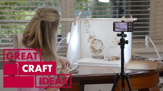 How to make your own DIY Lightbox  CRAFT  Great Home Ideas [upl. by Ynaffat]