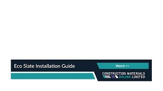 Eco Slate Installation Guide [upl. by Carmencita]