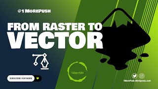 Converting Raster to Vector Inkscape Tutorial [upl. by Attenaej]