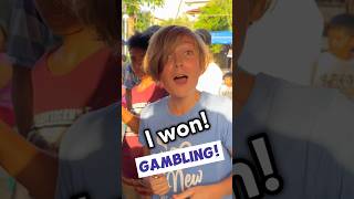 We took our kids gambling polilloisland fulltimetravel travelwithkids worldschooling [upl. by Ardiek]