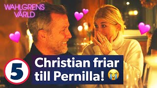 Wahlgrens värld  Wahlgrensbarnen sover nästan igenom Christians frieri till Pernilla  Kanal 5 [upl. by Ibby]