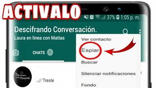 AL FIN  COMO SABER CON QUIÉN HABLA TU PAREJA EN WHATSAPP TRUCO 2023 [upl. by Anilave263]