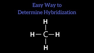 EASY Method to Find the Hybridization of an Atom  Chemistry [upl. by Rennold936]