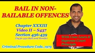 Bail in Non bailable Offence  Section 437  CrPC  Code of Criminal Procedure [upl. by Klos]