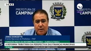 Comissão da Reforma Tributária ouve presidente da Frente Nacional de Prefeitos – 170920 1400 [upl. by Owades]