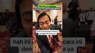 Ditempatkan di Komite II DPD RI yang Bukan Bidang Kemampuannya Komeng Saya Harus Belajar ke Mana [upl. by Sami327]