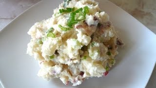 Ensalada de Papa con Tocino  Mi Receta [upl. by Legim]