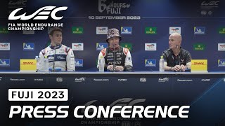 Qualifying Press Conference I 2023 6 Hours of Fuji I FIA WEC [upl. by Dorelle]