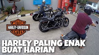 NYOBAIN HARLEY DAVIDSON SPORTSTER IRON 883  Indonesia Motovlog 16 [upl. by Aitital]